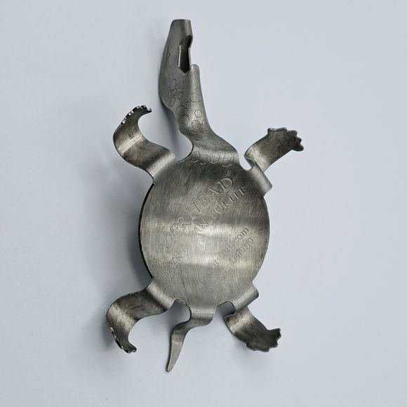 Brutul Lagerhead Turtle Bottle Opener & Black and Tan Layering Tool - Picture 4 of 6